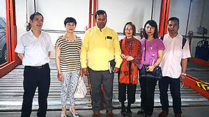 Visited the project with Bangalore customer.