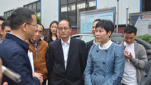湘潭市長來公司考察